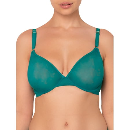 

Smart & Sexy Women s Sheer Mesh Demi Underwire Bra Style-SA1388