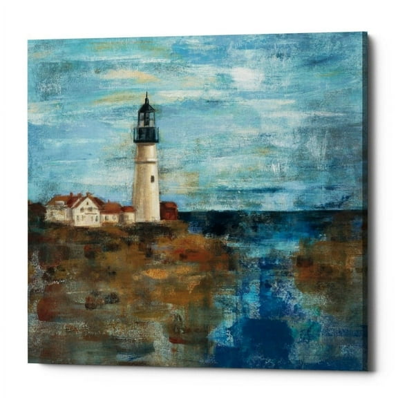 Epic Graffiti "Lighthouse Dream" by Silvia Vassileva, Giclee Canvas Wall Art, 12"x12" 37" x 37"