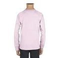 thumbnail image 2 of Alstyle 3384 Classic Youth Long Sleeve Tee Pink XS, 2 of 2