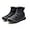 Black-zip36, variant on Winter Snow Ankle Boots Fur Lining Waterproof Outdoor Slip On Booties Sneakers for Women and Men