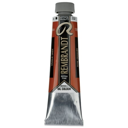 - Rembrandt Artists' Oil Color - Orange Ochre, 40 ml tube