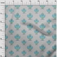 thumbnail image 2 of oneOone Polyester Lycra Fabric Floral Block Print Fabric By The Yard 56 Inch Wide, 2 of 4