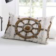 thumbnail image 5 of Brown Rudder Coastal Throw Pillow Cover 24 x 36 Inch Decorative Pillow Cover Summer Beach Ocean Nautical Lumbar Pillowcase Seasonal Rectangle Cushion Case for Couch Sofa Bed Living Room, 5 of 7
