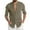 Army Green#07, variant on Men's Button V - Neck Long - Sleeve Casual Shirt - Fashion Loose Top