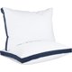 thumbnail image 4 of Juego de 6 unidades de ropa de cama Pillows Utopia, tamaño queen (azul marino), de primera calidad, 4 of 8
