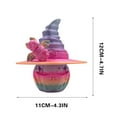 thumbnail image 3 of Uutvmp Halloween 3D Printing Pumpkin Witch Hat, Halloween Pumpkin with Removable Witch Hat, Halloween Pumpkin Witch Hat Box, Halloween Ornament, 3 of 5