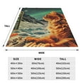 thumbnail image 3 of Fuzoiu Space Adventurer Cat Print Ultra-Soft Micro Fleece Blanket,All Seasons Flannel Throw, Lightweight Blanket for Bed, Sofa, Couch, Movie Night, Camping, and Travel-60"x50", 3 of 7