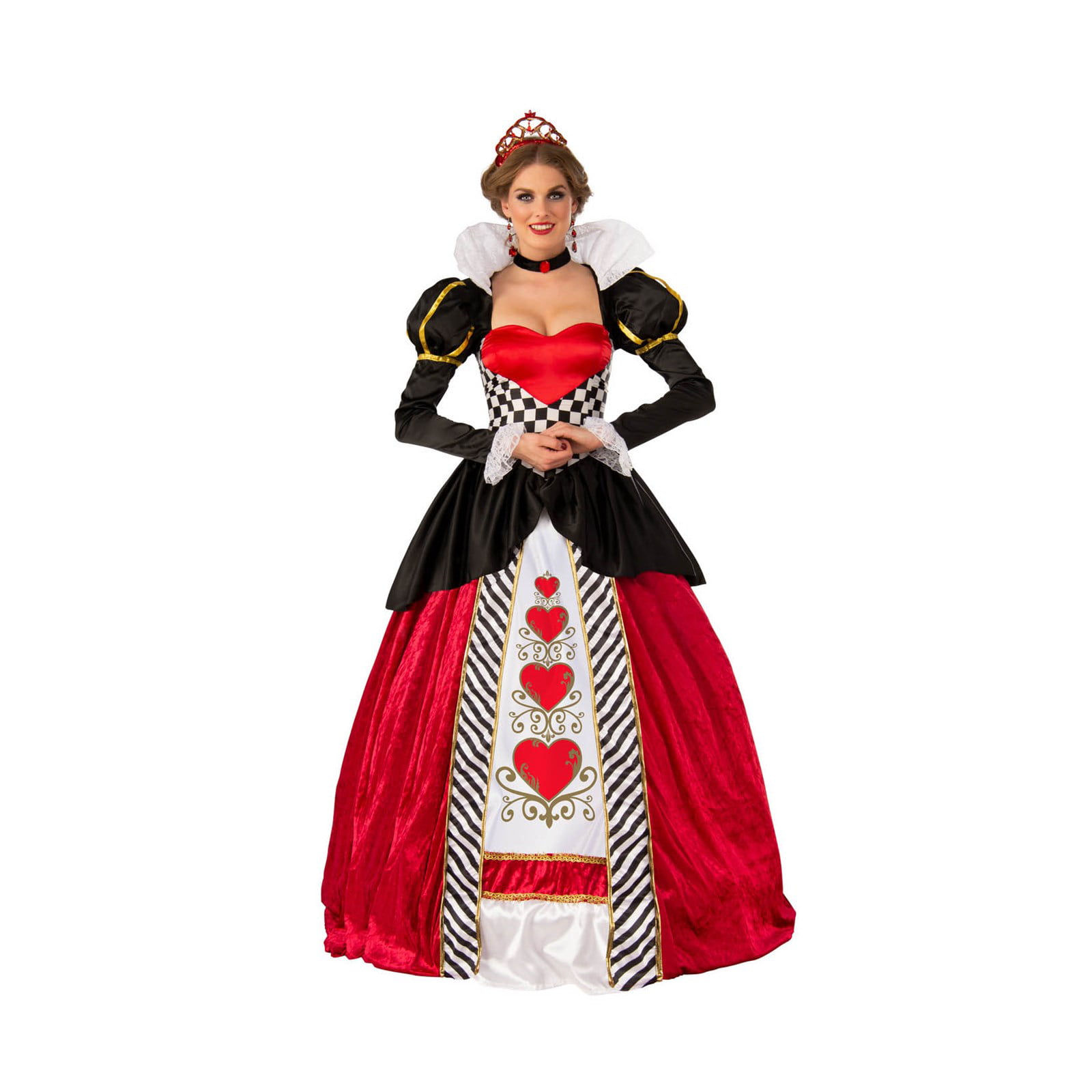 Elite Queen Of Hearts Adult Costume - Walmart.com - Walmart.com