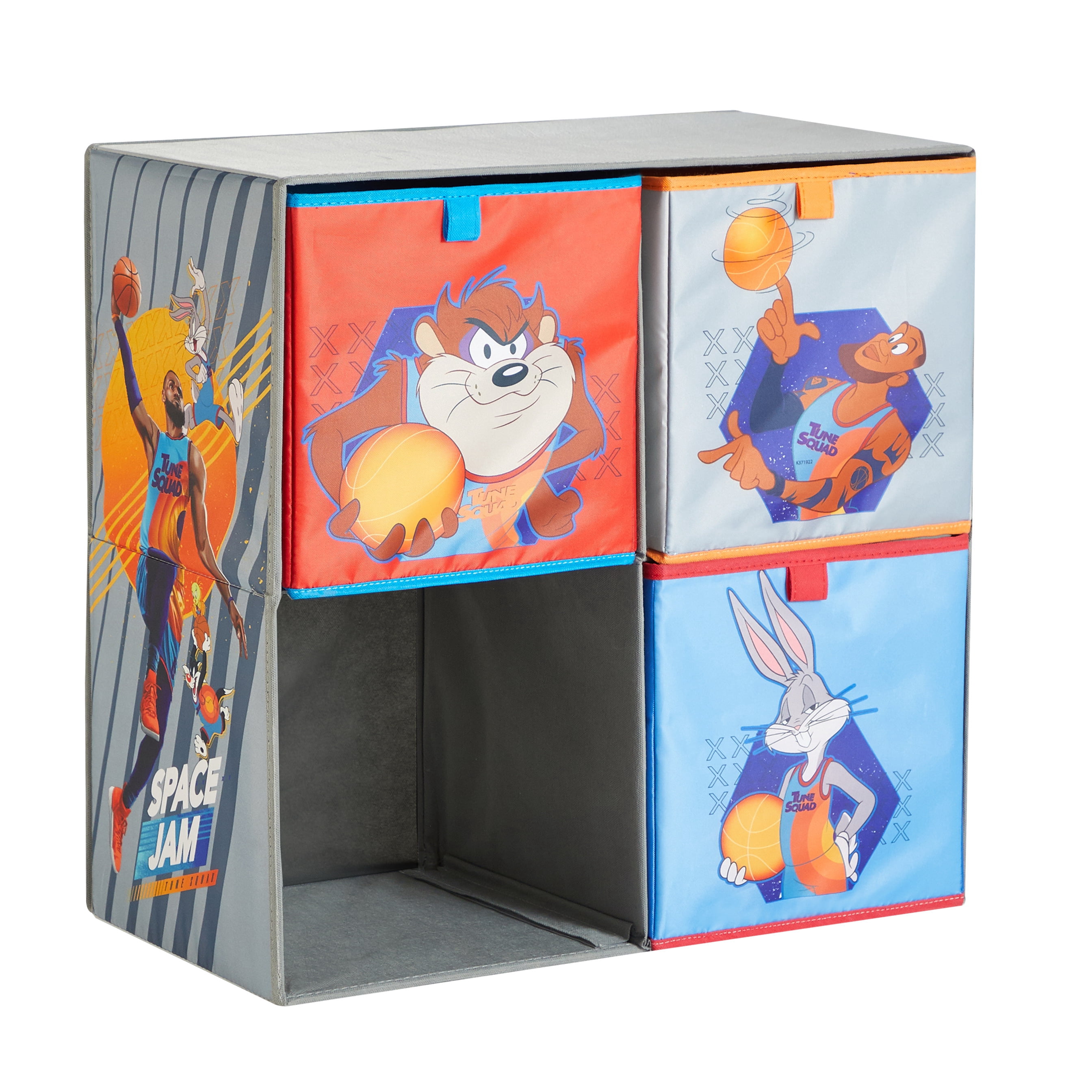 Space Jam Collapsible Storage Cubby,23.25"W x 17.5"D x 23"H