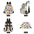 thumbnail image 2 of Fashion Quilted Backpack for Women Lightweight Travel Daypack Casual Bag for Shopping Travel Halloween Cupcakes M, 2 of 7