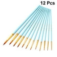 thumbnail image 2 of Tineasur 12-Piece Watercolor Paint Brush Set with Handles for Precise Painting and Art Projects, 2 of 6
