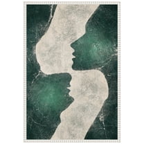 Amanti Art Emerald Love Framed Canvas Wall Art Print