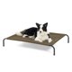 thumbnail image 1 of Cama para perros, grande, elevada, con refrigeración exterior, marrón, 1 of 7