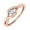 Pink, variant on 1/4 Carat Channel Set Diamond Solitaire Engagement Ring Band in 14K White Gold (Ring Size 5)