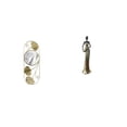 thumbnail image 1 of Espejo de pared,Espejo decorativo nórdico para colgar en la pared,Espejos de pared de metal decorativos para el hogar colgantes de pared,Figura de escritorio,Artesanía de escritorio con, 1 of 8