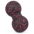 thumbnail image 4 of 24x12cm Masajeador deportivo Fitness Yoga Ball Masaje Puntos de acupuntura Equipo de masaje (rojo negro), 4 of 8