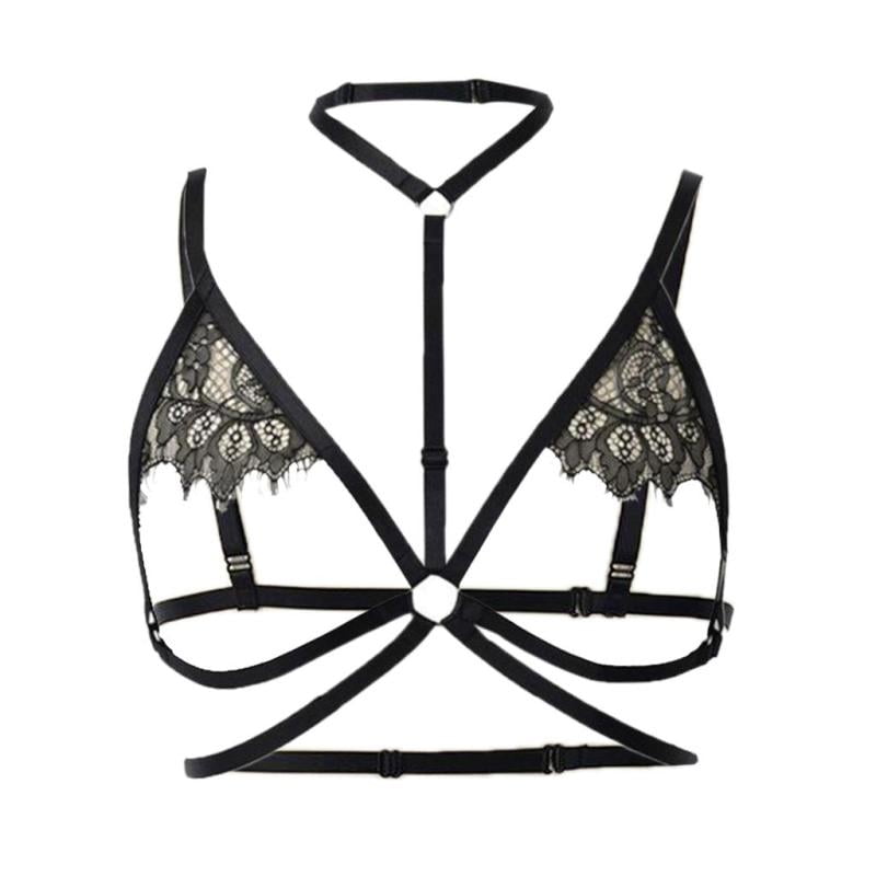 Buy Women Body Harness Bra Belt Punk Gothic Bra Bondage Chest