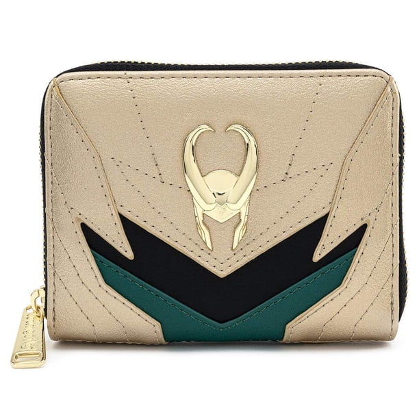 Billetera Loungefly Marvel Loki Classic Cosplay con cremallera