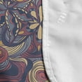 thumbnail image 4 of Floral Microwave Oven Cover, Colorful Blooming Flowers and Waves Spiral Curly Shapes Botanical Fantasy Pattern, Water Resistant Organizer with Pockets for Kitchen, 36" x 12", Multicolor, by Ambesonne, 4 of 4