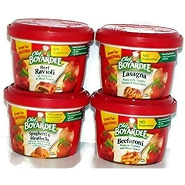 Chef Boyardee Variety Pack Microwavable Bowls 4 Pack (7.5 Oz. Each