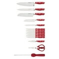 thumbnail image 2 of Farberware Red Forged Triple Riveted Knife Set, 15 Piece, 2 of 6