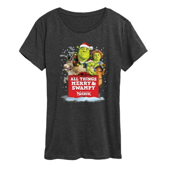 Shrek - All Things Merry And Swampy - Women's Short Sleeve Graphic T-Shirt