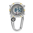 thumbnail image 2 of Cheers.US Clip on Digital Quartz Watch Carabiner Watch Backpack Fob Belt Waterproof and Shockproof Pocket Watch Unisex Luminous Anti-scratch Precise Backpack Belt for Outdoor, 2 of 7