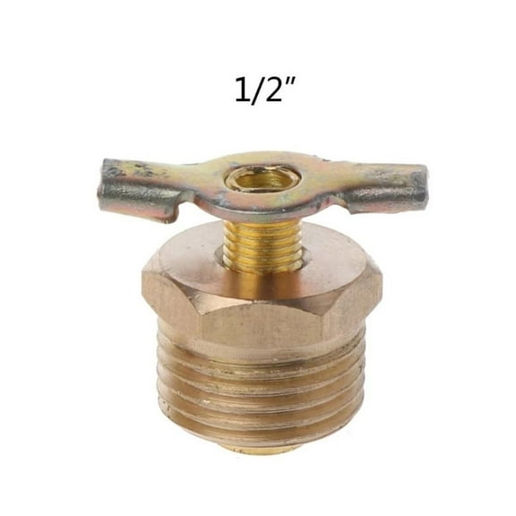 NPT 1/4" 3/8" 1/2‘’ Solid Brass Compressor Air Tank Port Fittings Drain Valve