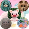thumbnail image 4 of 20 piezas de ojos de seguridad de plástico con purpurina 3D para juguetes de crochet Amigurumi Diy Mix al por mayor de varios tamaños para hacer muñecas de juguete 10/12/14/16/18/20/22 mm, 4 of 5
