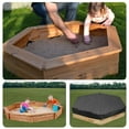 thumbnail image 6 of Portable Sandbox for Baby Sand Toy Rainproof Hexagonal Sand Box Outdoor Bad Weather Security Sandpit, 6 of 14