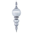 thumbnail image 1 of Vickerman 28" Pewter Shiny Finial Christmas Ornament, 1 of 2