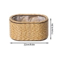 thumbnail image 3 of Tong Natural Wicker With Liner Handwoven For Indoor And Outdoor Use Perfect For Home Cottage & Garden, 3 of 4
