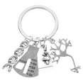 thumbnail image 1 of Biology Keychain Science Keyring Bag Backpack Hanging Decor DNA Keychain, 1 of 6