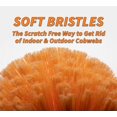 thumbnail image 5 of Cobweb Duster Head Brush // Web For Outdoor & Indoor Cleaning Twist-on Corner Fits Standard Acme Threaded Extension Poles (pole Sold Separately), 5 of 6
