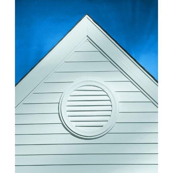 Alcoa Home Exteriors RDGV22 PW 22'' Round Gable Vent