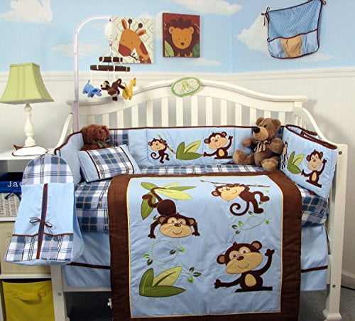 monkey baby bedding
