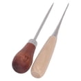 thumbnail image 4 of 8Pcs Scratch Awl Tool, Leather Craft Cloth Wooden Handle Scratch Awl For Leather Pouch Hole DIY Making, 4 of 8