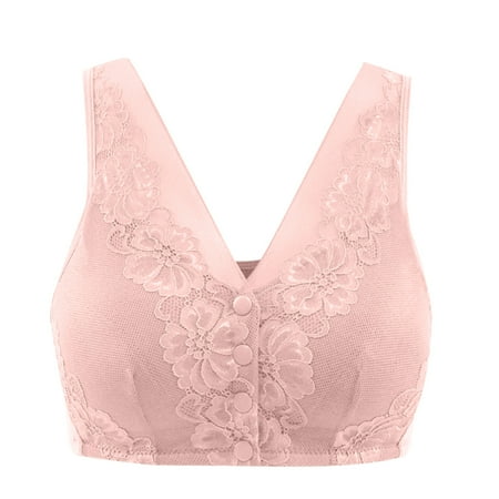 

asdoklhq Bras for Women Plus Size Clearance Women s Bra Wire Free Underwear OnePiece Bra Everyday Underwear Bras