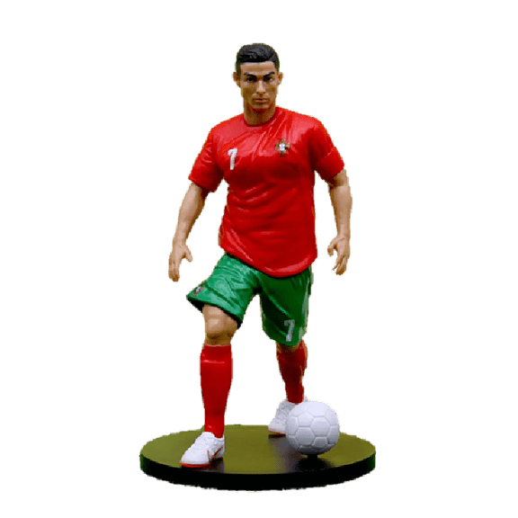 Figuras De Cristiano Ronaldo Selección Portugal De Pvc 18 Cm