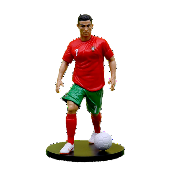 Figuras De Cristiano Ronaldo Selección Portugal De Pvc 18 Cm