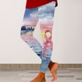 thumbnail image 2 of Uqiangy Pattern Pants Plus Size Yoga Pants Plus Size Leggings With Pockets Yoga Leggings Festive Running Tights​ Ballet Leggings Stocking Socks Blue S, 2 of 4