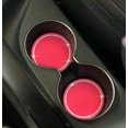 thumbnail image 1 of 2 posavasos para coche, piezas de automóvil, posavasos universales de silicona antideslizantes para coche de 2,75 pulgadas, bonito adorno interior de diamante (rojo) RV, 1 of 5