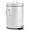 thumbnail image 2 of Autumn Alley Galvanized Trash Can– Pedal, 5L - Rustic Farmhouse Trash Can for Bathroom, 2 of 10