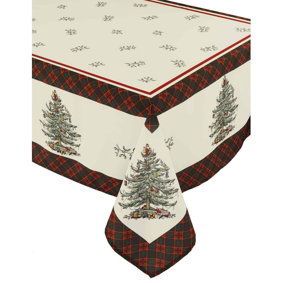 Spode� Christmas Tree Tartan 60" x 144" Tablecloth