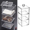 thumbnail image 4 of Monstrate Caja de almacenamiento de cosméticos para tocador de baño limpio y ordenado, caja de cosméticos limpia y ordenada de escritorio Almacenamiento y organización del hogar, 4 of 6