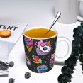 thumbnail image 5 of Yiaed Rainbow Unicorn And Cat Icecream Print Ceramics Coffee,Large Handle Design,Extra Large Tea and Coffee Cup for Office and Home Mugs, 5 of 6