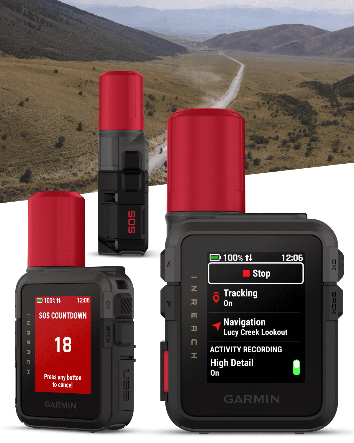 Garmin inReach Mini 3 Plus Rugged Global Satellite Communicator with Touchscreen Texting, Photo & Voice Messaging, Emergency SOS Messages w/ Wearable4U Power Bundle
