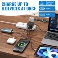 thumbnail image 3 of Universal Travel Adapter | 70W GaN International Power Adapter | Fast Charging for US, UK, EU, AU Plug | Laptops Tablets Phones, 3 of 8