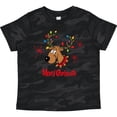 thumbnail image 3 of Inktastic Merry Christmas Reindeer Boys or Girls Toddler T-Shirt, 3 of 5