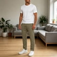 thumbnail image 2 of Baggy Sweatpants Men Big and Tall Straight Leg Comfy Gym Activewear with Pockets Cargo Athletic Work Track Pants, XL, 2 of 7